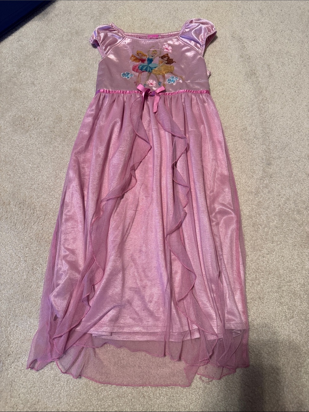 Girls' Pink Princess Party Dress